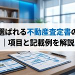売主に選ばれる不動産査定書の作り方|項目と記載例を解説